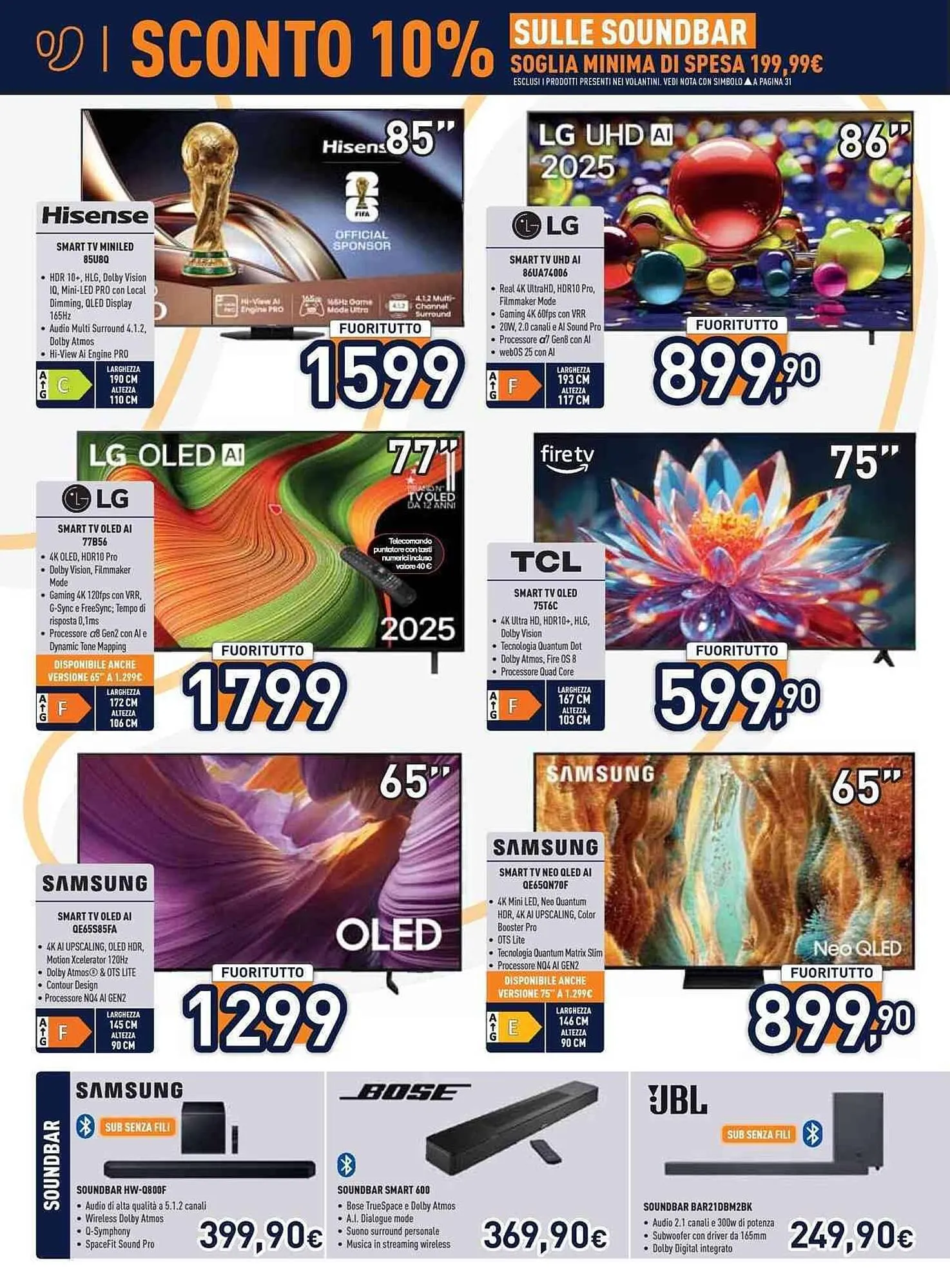 Volantino Unieuro da 16 gennaio a 29 gennaio di 2026 - Pagina del volantino 2