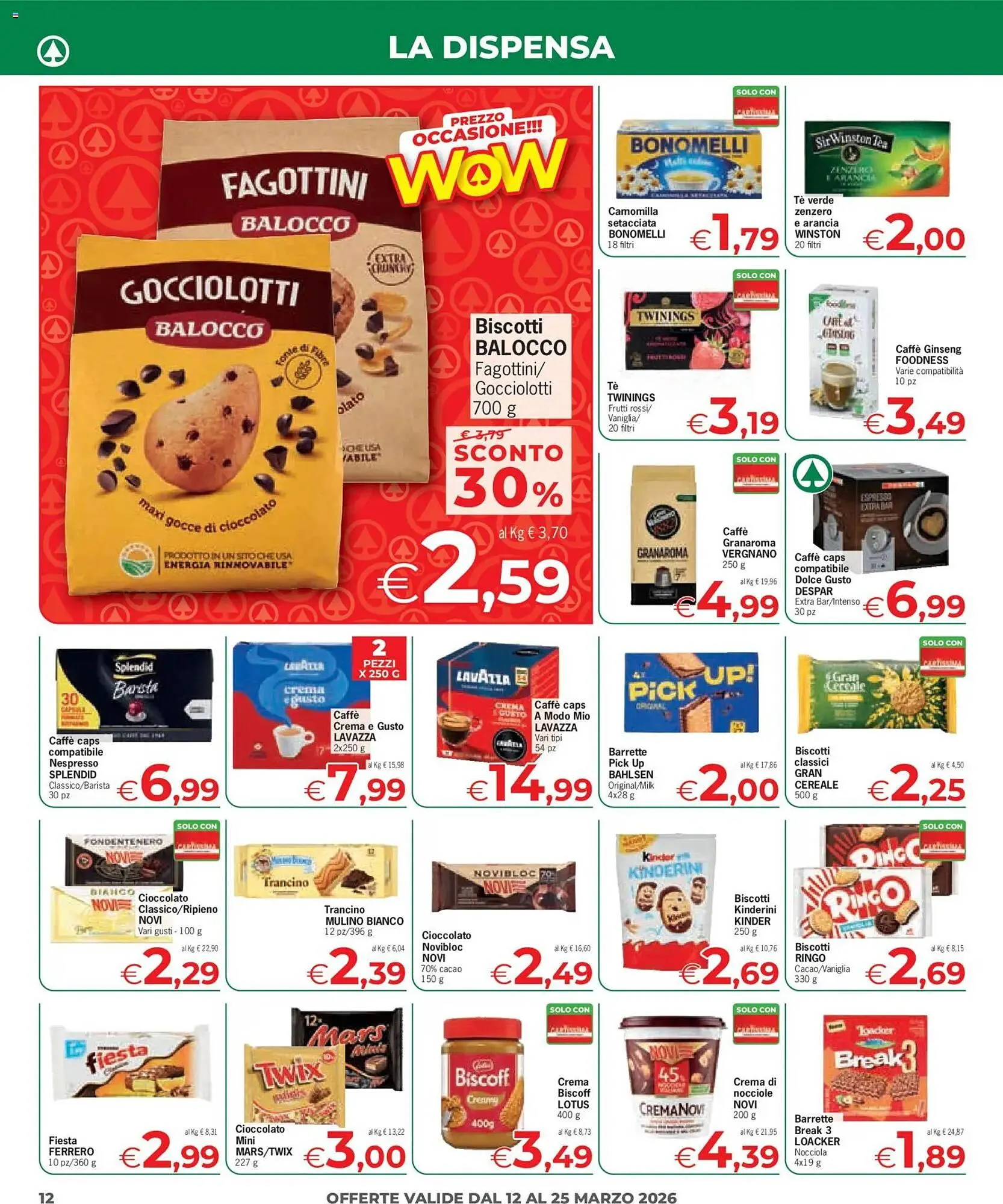 Volantino Eurospar da 12 marzo a 25 marzo di 2026 - Pagina del volantino 12