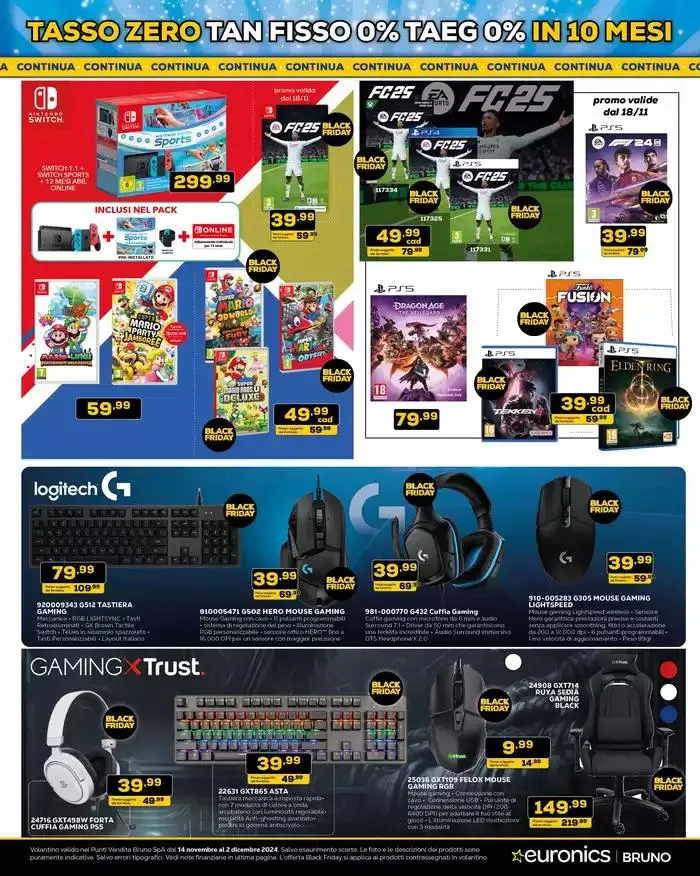 Black Friday: esaudisci i tuoi desideri! da 14 novembre a 2 dicembre di 2024 - Pagina del volantino 10