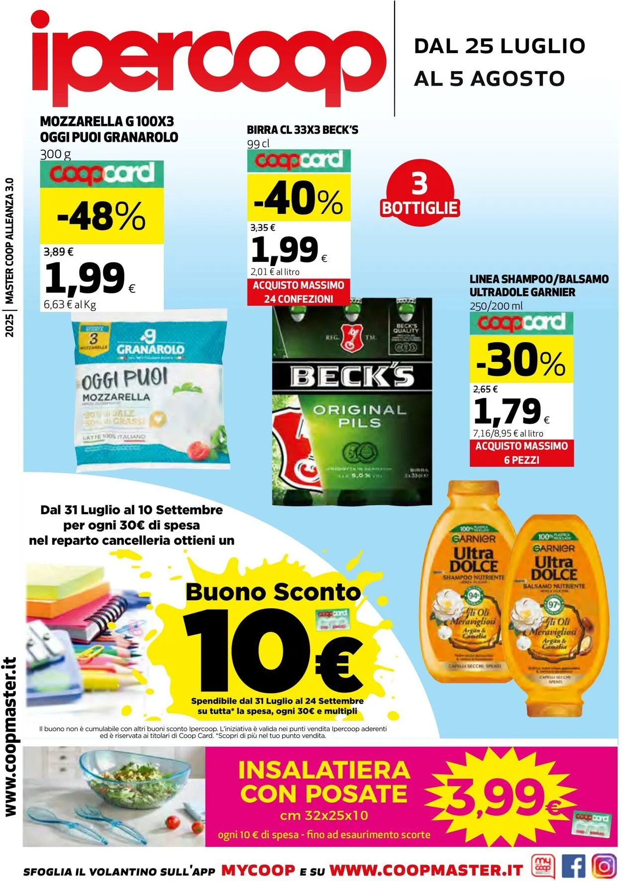 Coop Volantino attuale da 25 luglio a 5 agosto di 2025 - Pagina del volantino 1