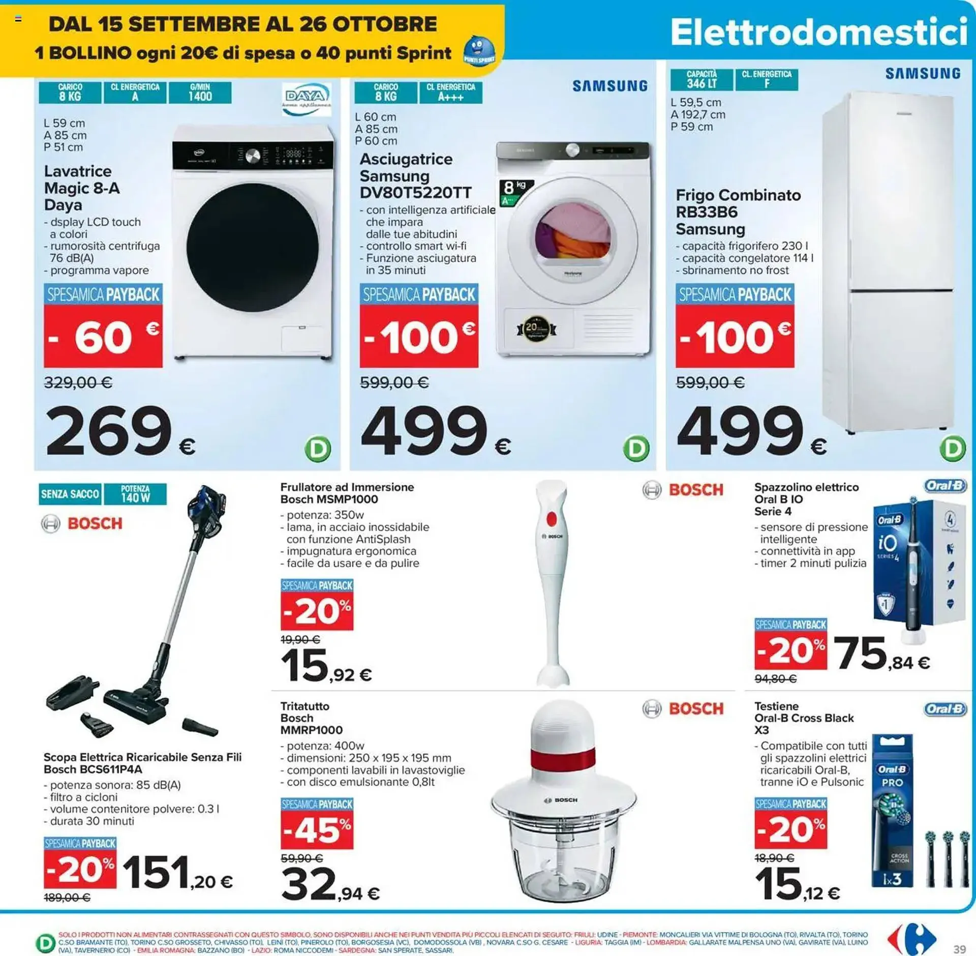 Volantino Carrefour Iper da 26 settembre a 9 ottobre di 2025 - Pagina del volantino 39