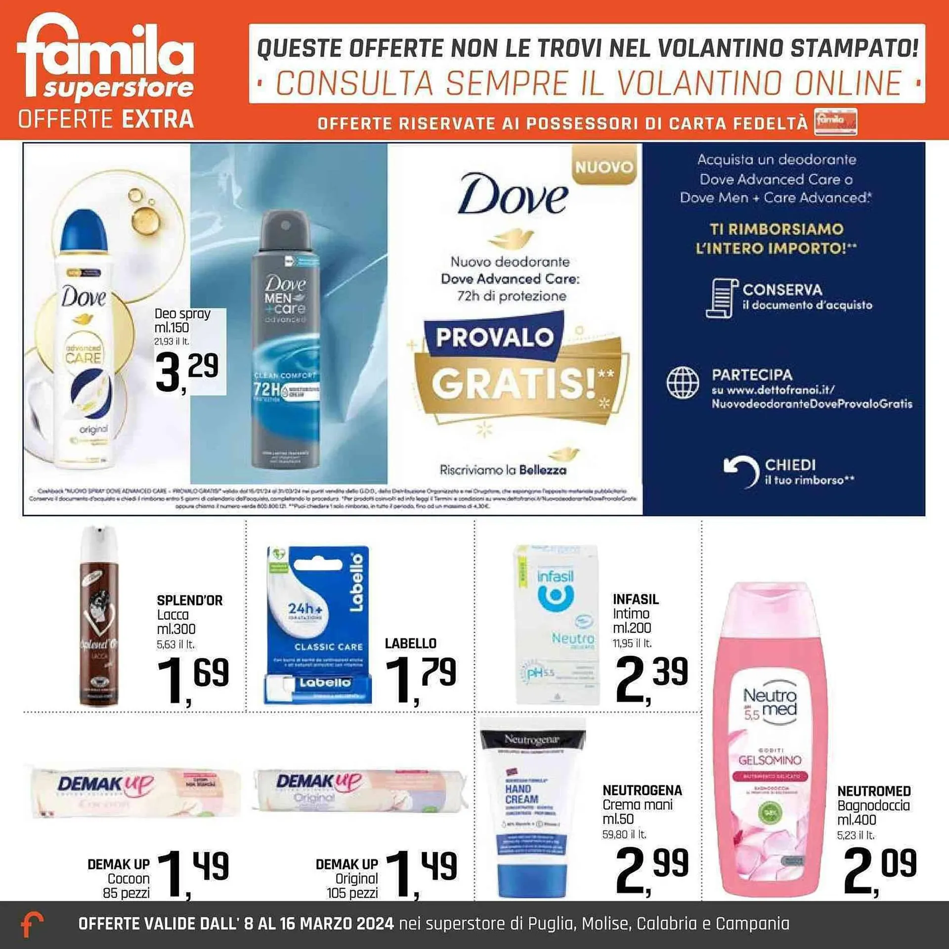 Volantino Famila Superstore da 8 marzo a 16 marzo di 2024 - Pagina del volantino 30