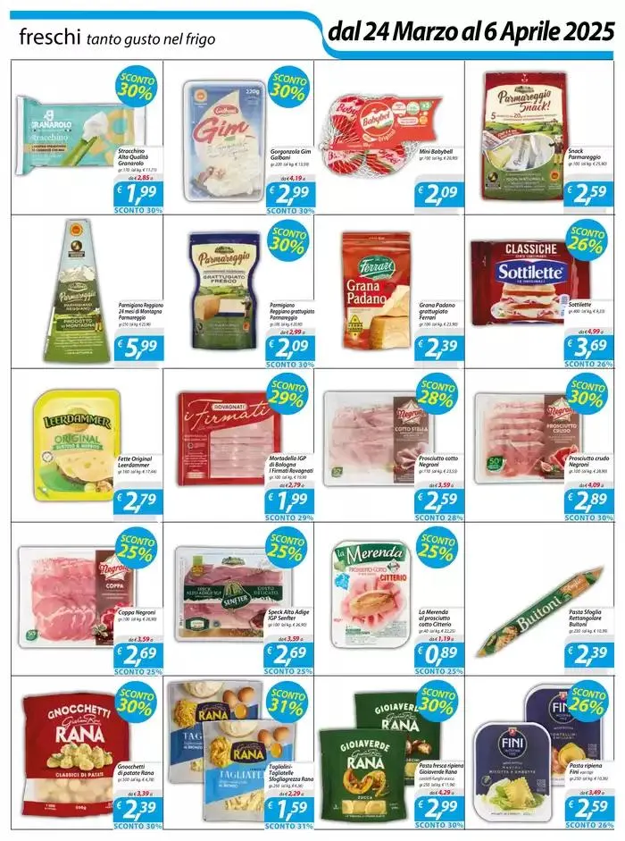 Con gli sconti da dimeglio, il Risparmio e tutto in Discesa! da 25 marzo a 6 aprile di 2025 - Pagina del volantino 4