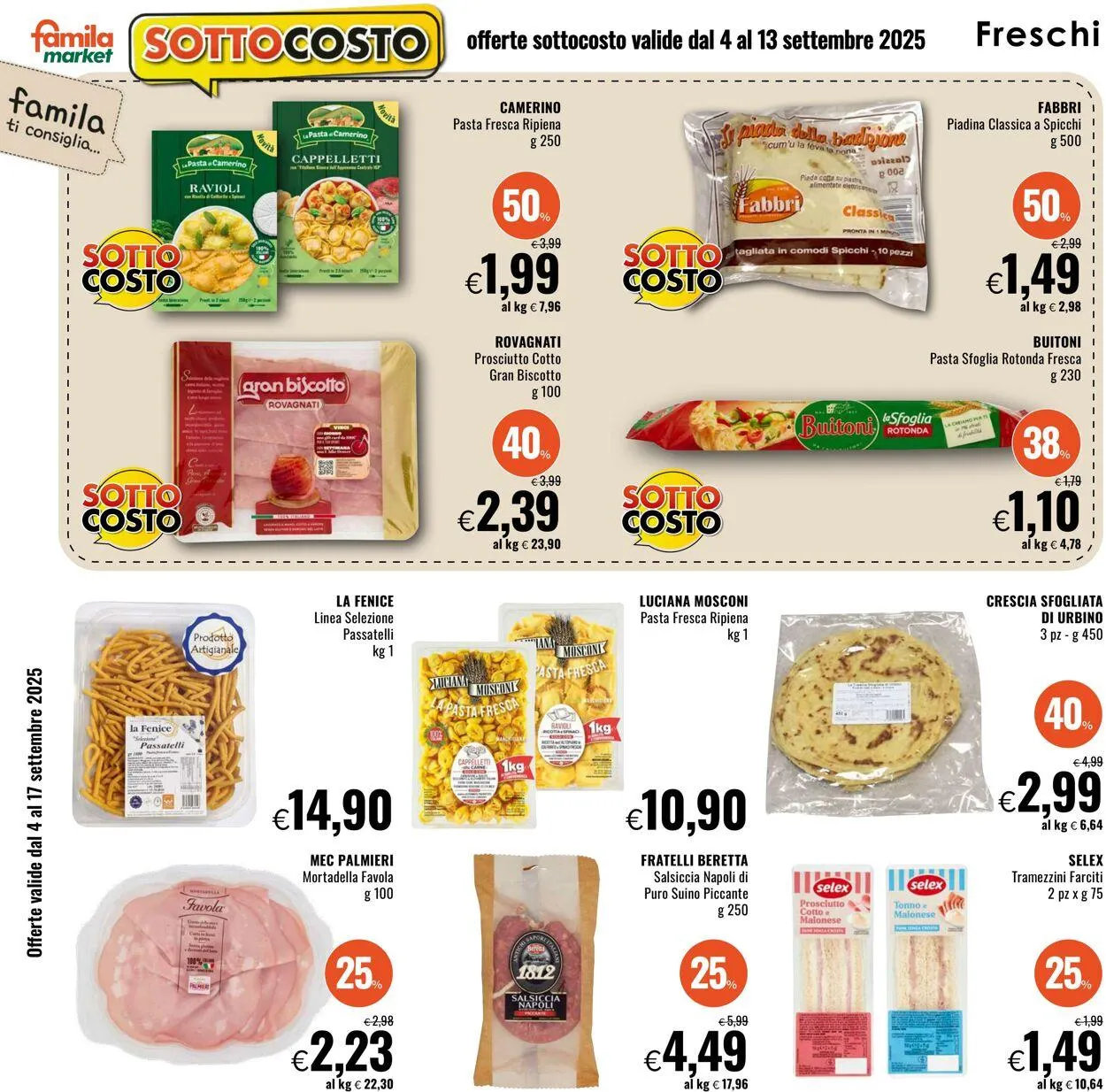 Famila Volantino attuale da 4 settembre a 17 settembre di 2025 - Pagina del volantino 2