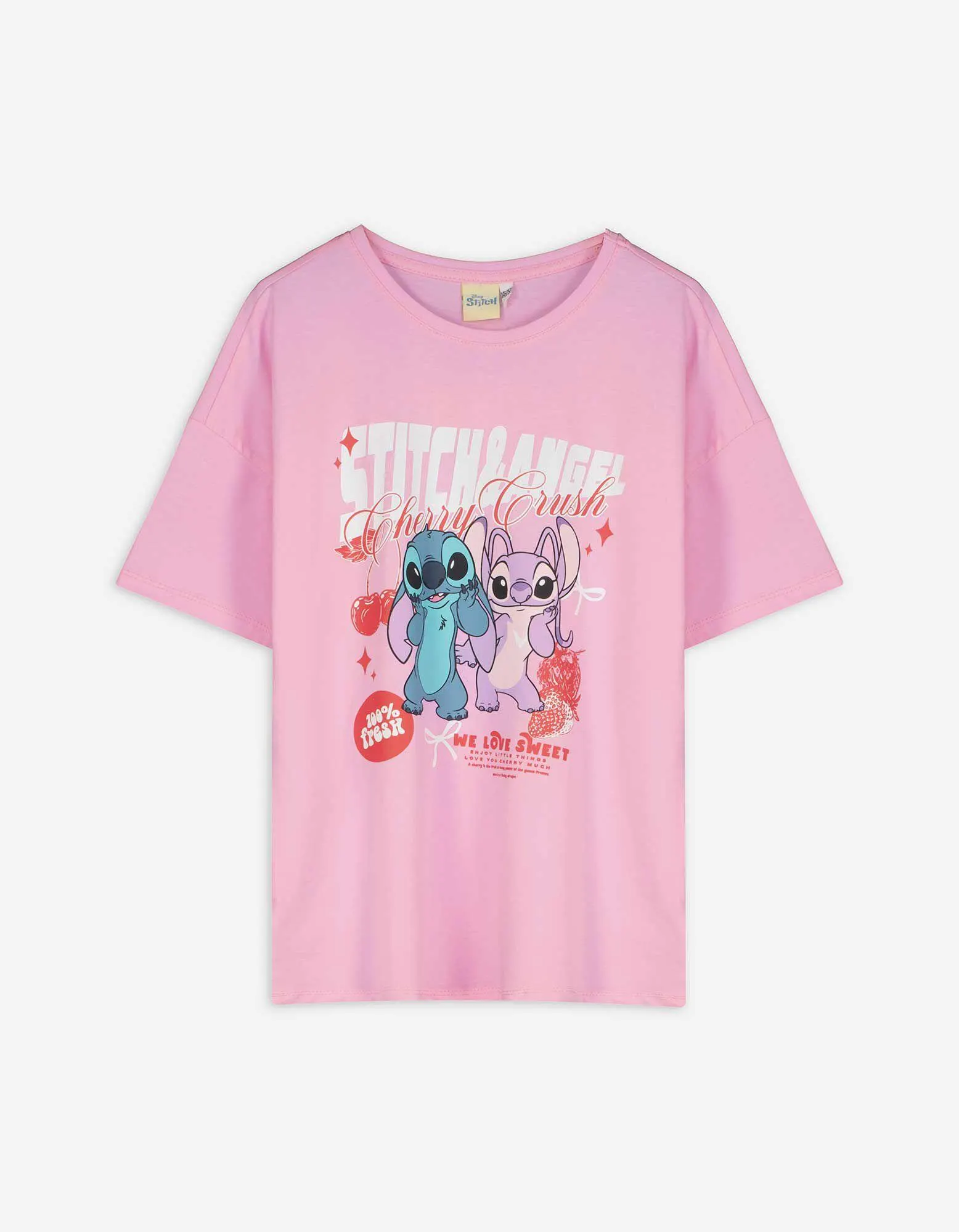 T-shirt - Lilo e Stitch - rosa