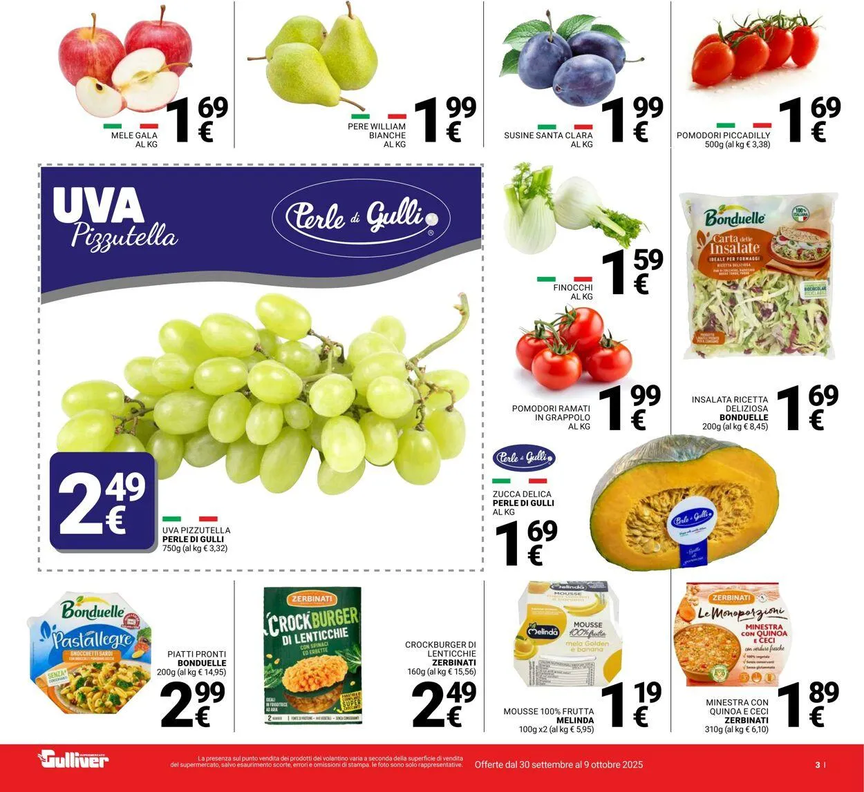 Gulliver Volantino attuale da 30 settembre a 9 ottobre di 2025 - Pagina del volantino 3