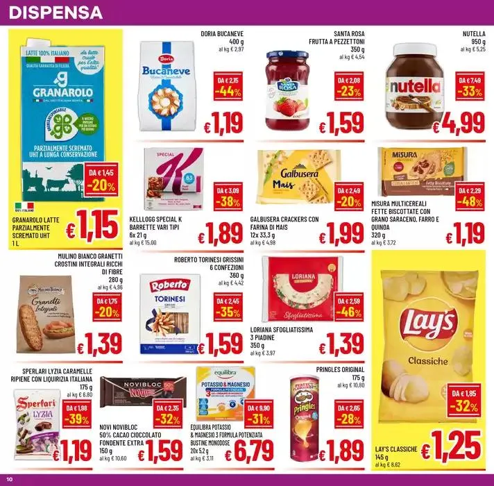 SCONTI FINO AL 50% da 31 marzo a 8 aprile di 2025 - Pagina del volantino 10