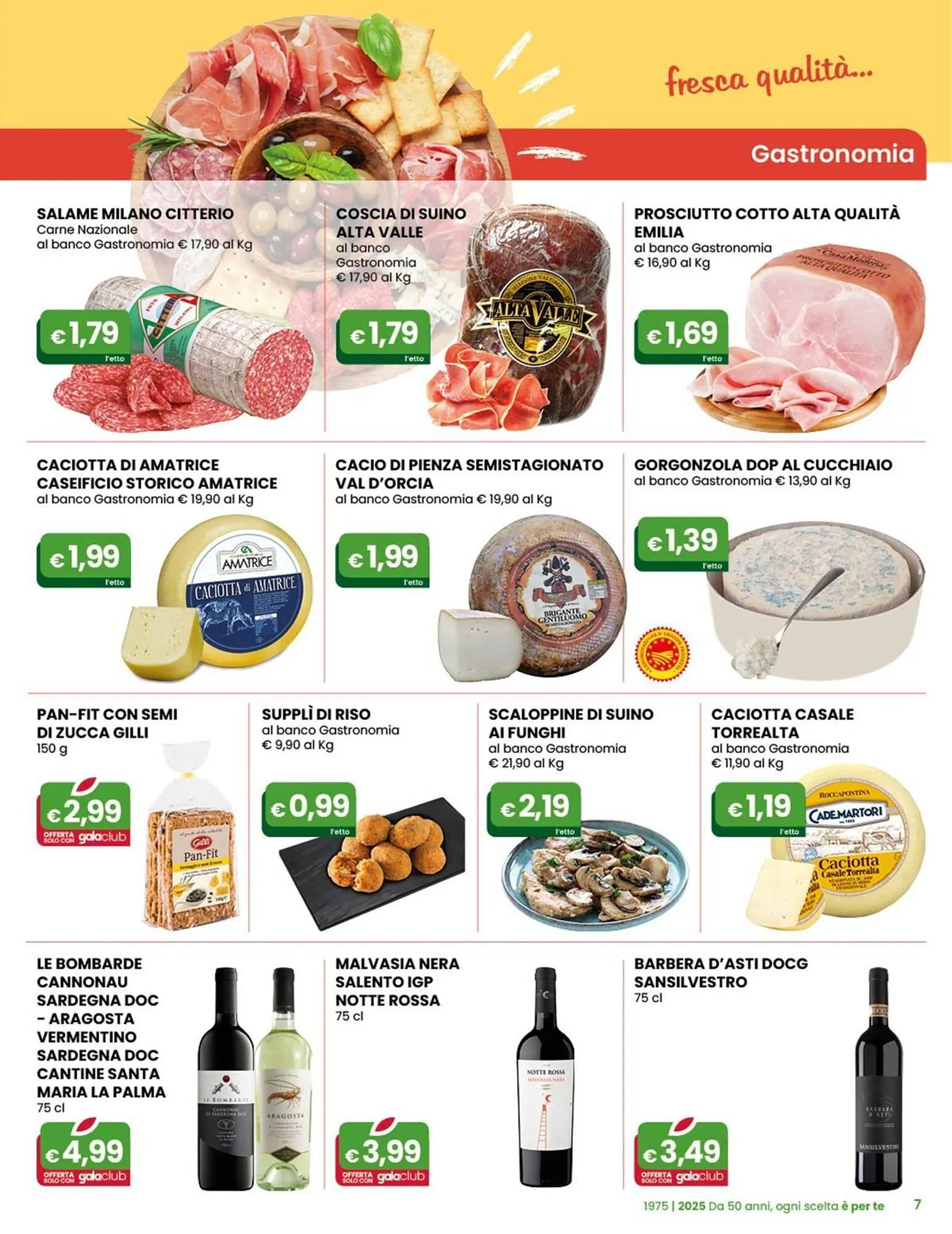 Volantino Gala Supermercati da 8 ottobre a 21 ottobre di 2025 - Pagina del volantino 7