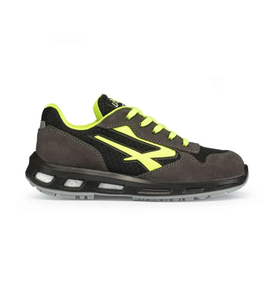 SCARPE ANTINFORTUNISTICHE U-POWER GRIGIO/GIALLA -TG. 40