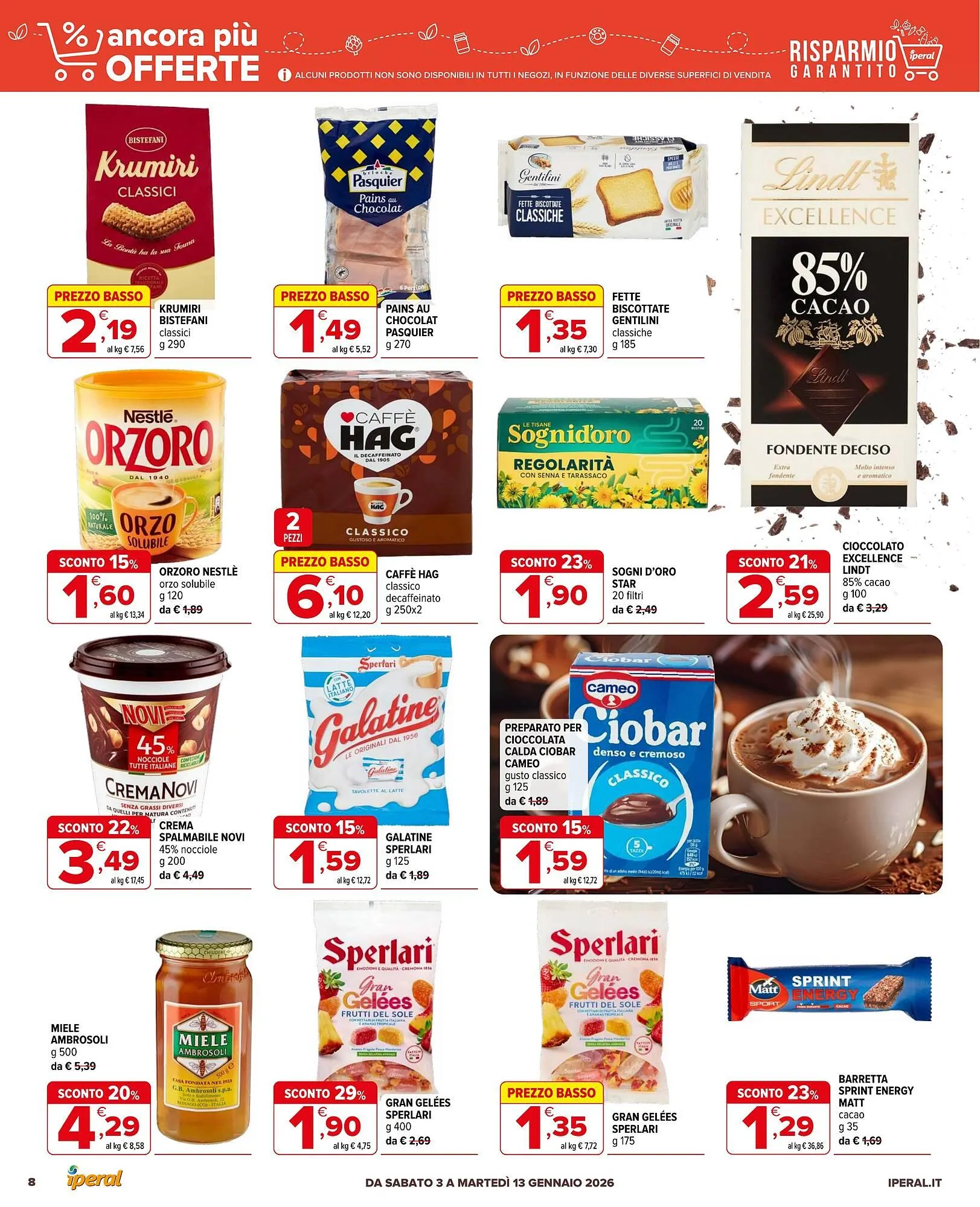 Volantino Iperal da 3 gennaio a 13 gennaio di 2026 - Pagina del volantino 8