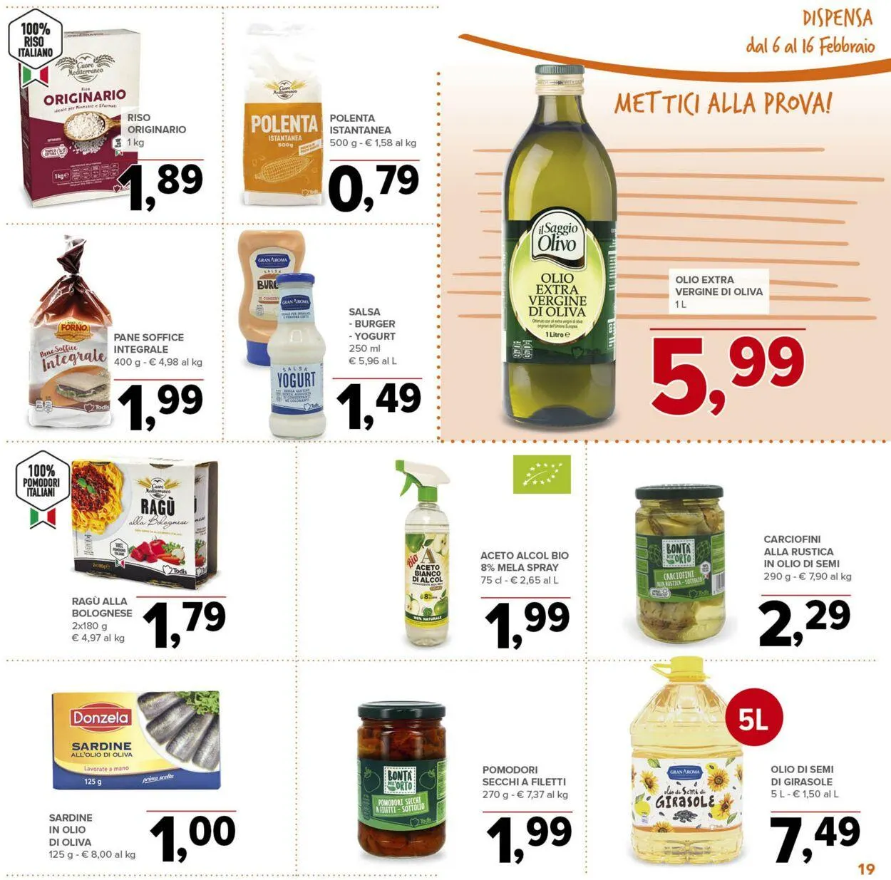 Todis Volantino attuale da 19 marzo a 2 aprile di 2025 - Pagina del volantino 19