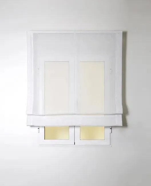 Tenda a pacchetto a corda Flamen bianco 40x175 cm