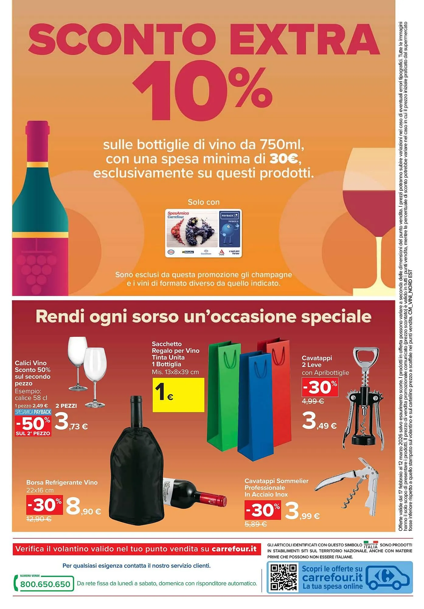 Volantino Carrefour Market da 17 febbraio a 12 marzo di 2026 - Pagina del volantino 16