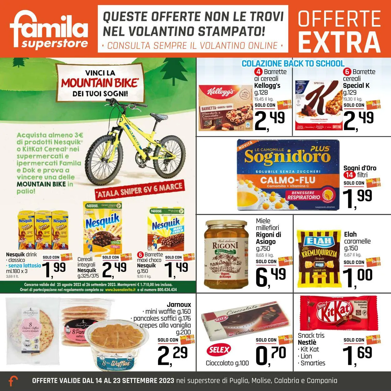Famila Volantino attuale da 14 settembre a 23 settembre di 2023 - Pagina del volantino 20