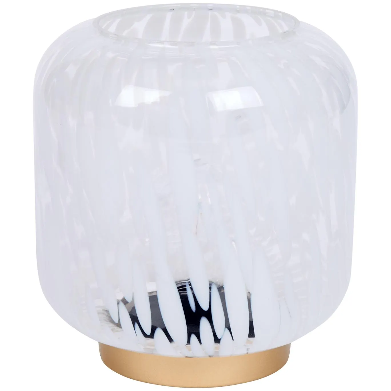 Lampada da tavolo in vetro