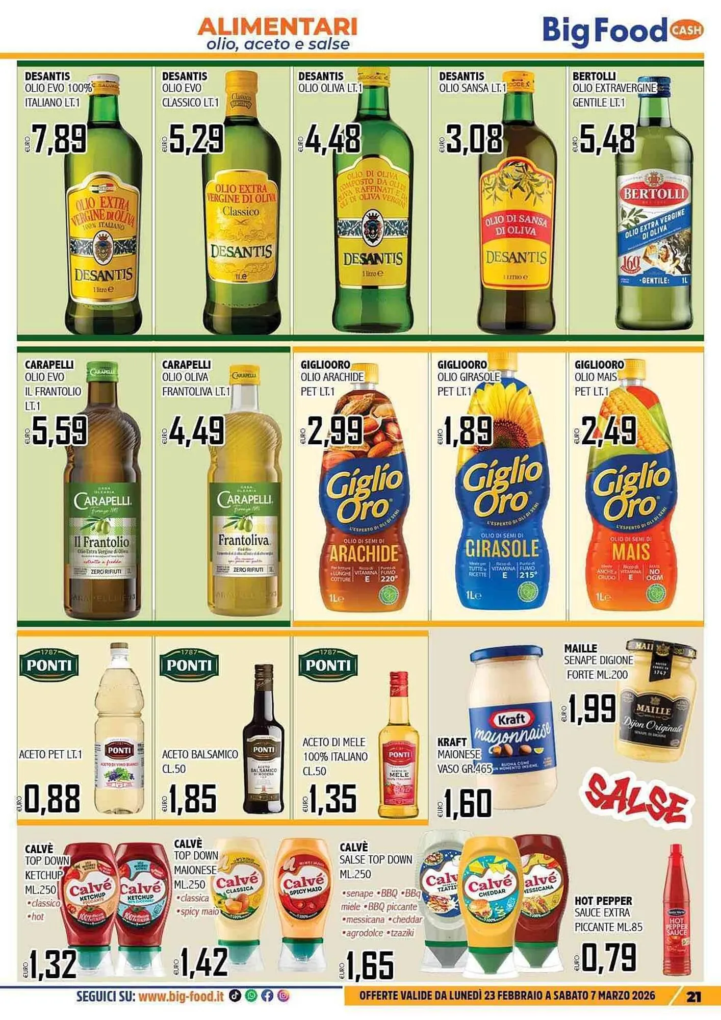 Volantino Big Food da 23 febbraio a 7 marzo di 2026 - Pagina del volantino 21