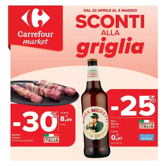 Sconti alla griglia da 22 aprile a 4 maggio di 2025 - Pagina del volantino 1