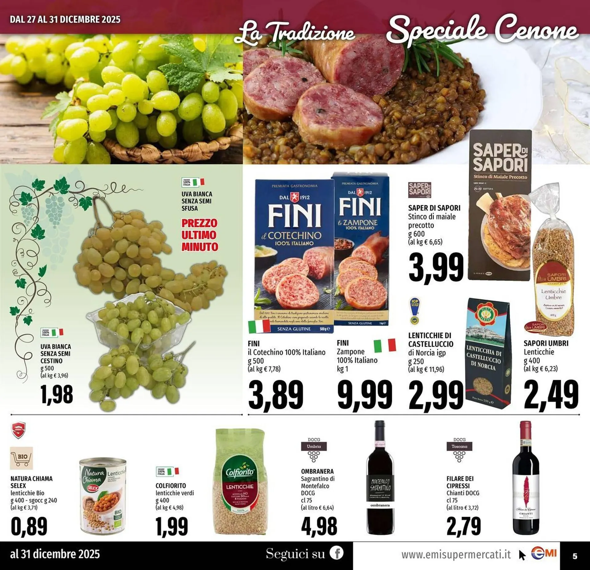 Volantino Emi Supermercati da 27 dicembre a 7 gennaio di 2026 - Pagina del volantino 5