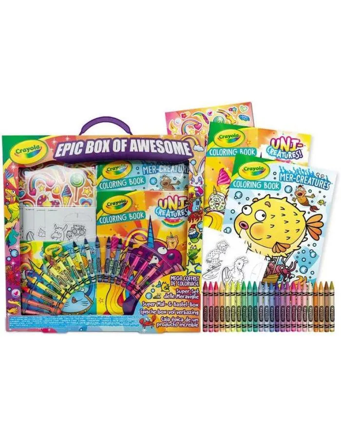 Crayola - Epic Box of Awesome Album Con Colori