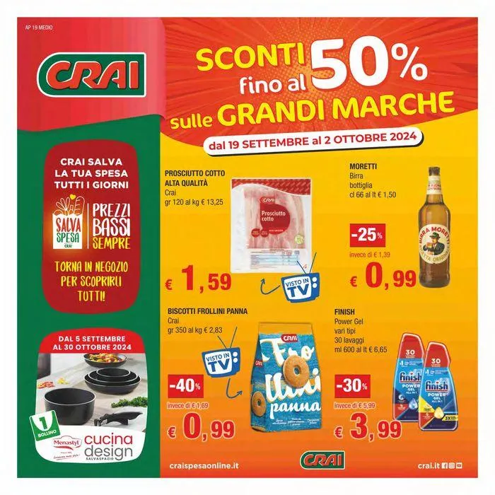 Sconti da 19 settembre a 2 ottobre di 2024 - Pagina del volantino 1