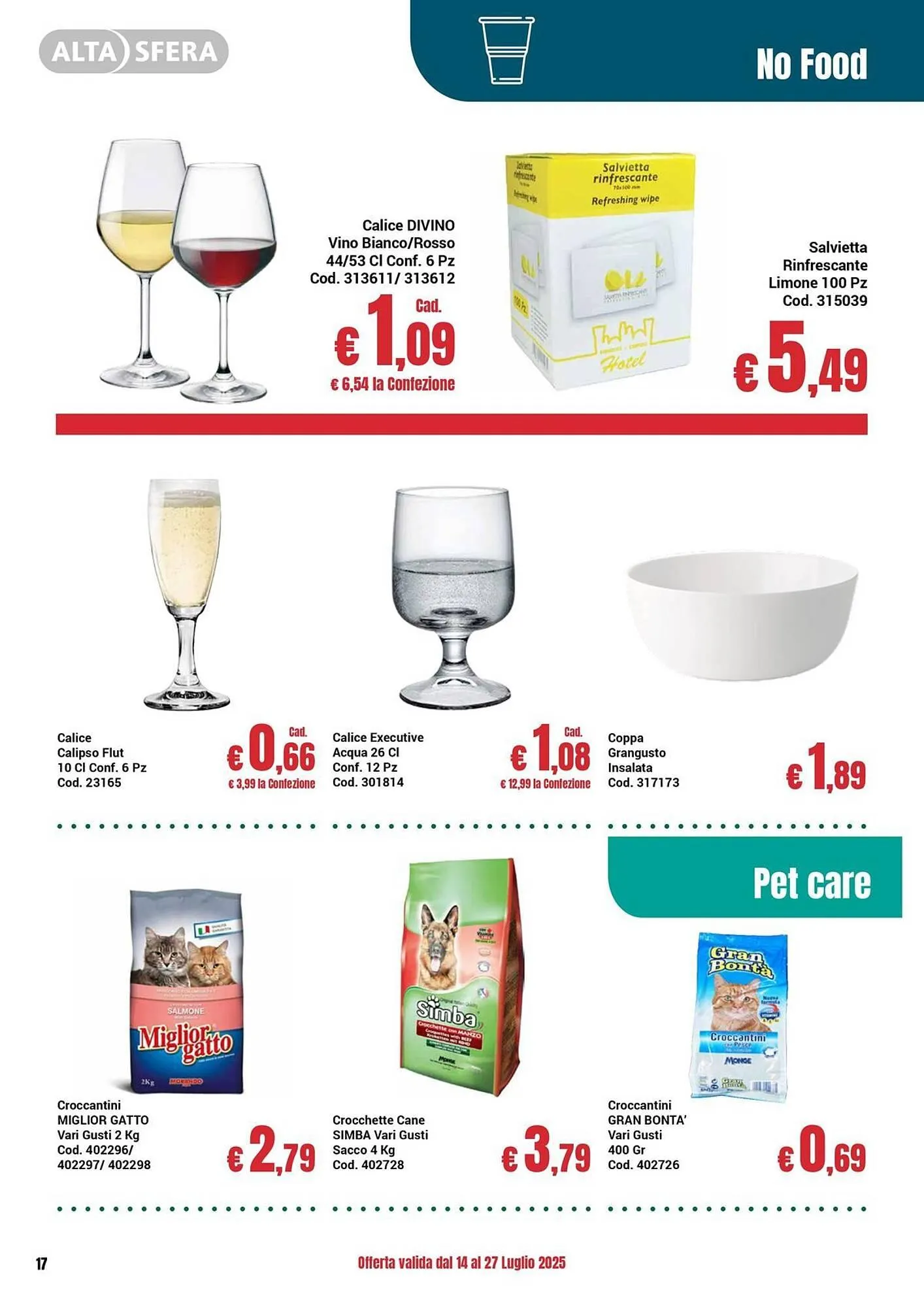 Volantino Centro Cash da 14 luglio a 27 luglio di 2025 - Pagina del volantino 17