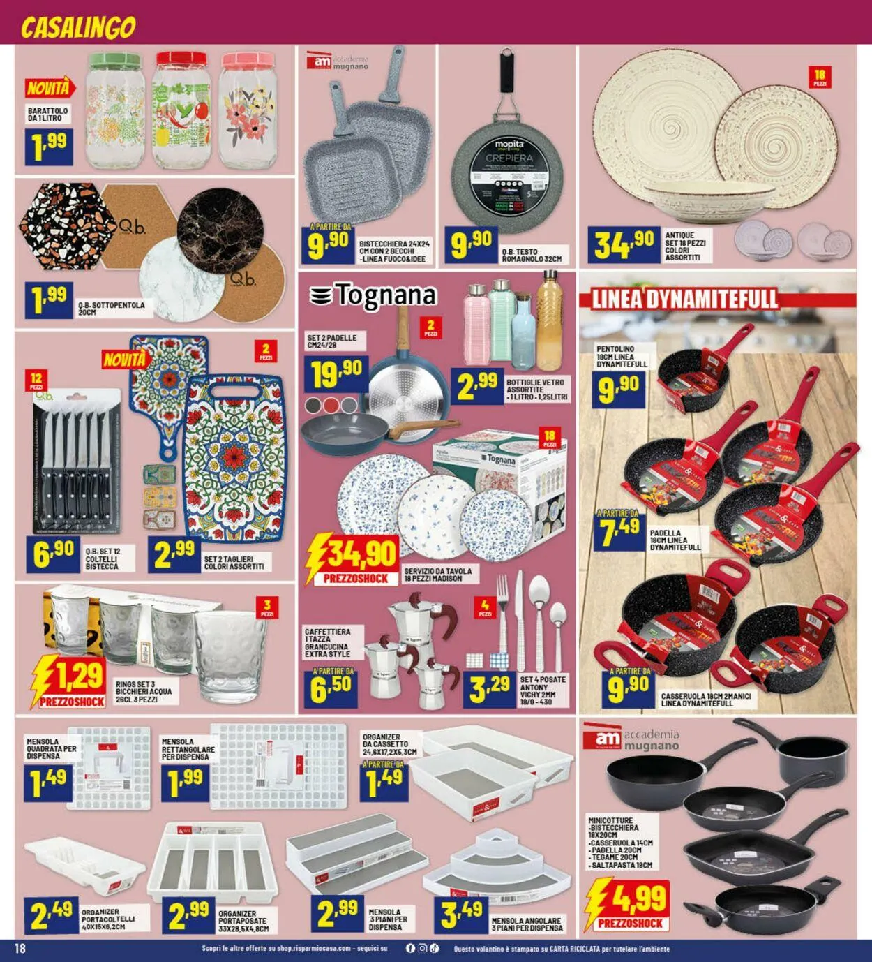 Risparmio Casa Volantino attuale da 23 ottobre a 8 novembre di 2025 - Pagina del volantino 18