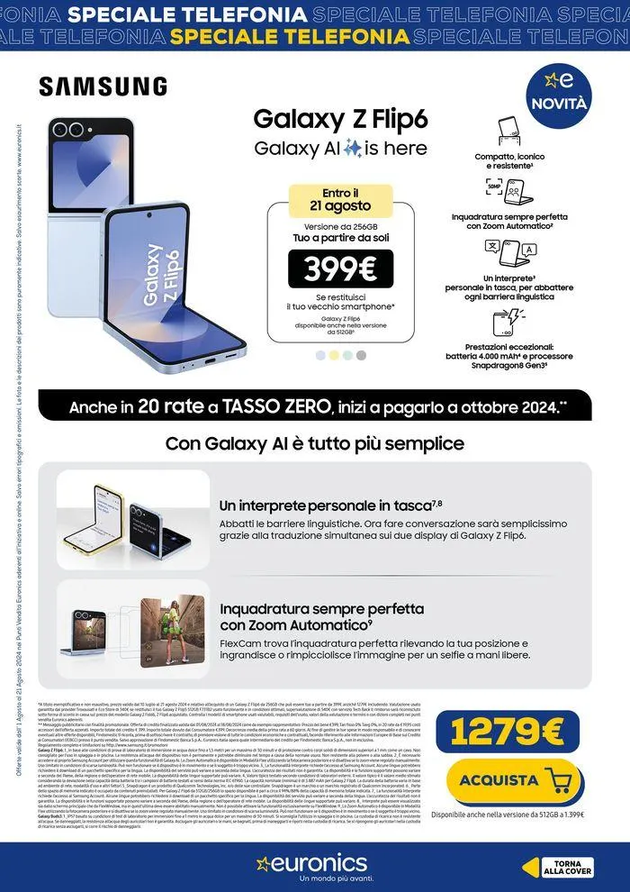 Speciale Telefonia da 7 agosto a 21 agosto di 2024 - Pagina del volantino 16