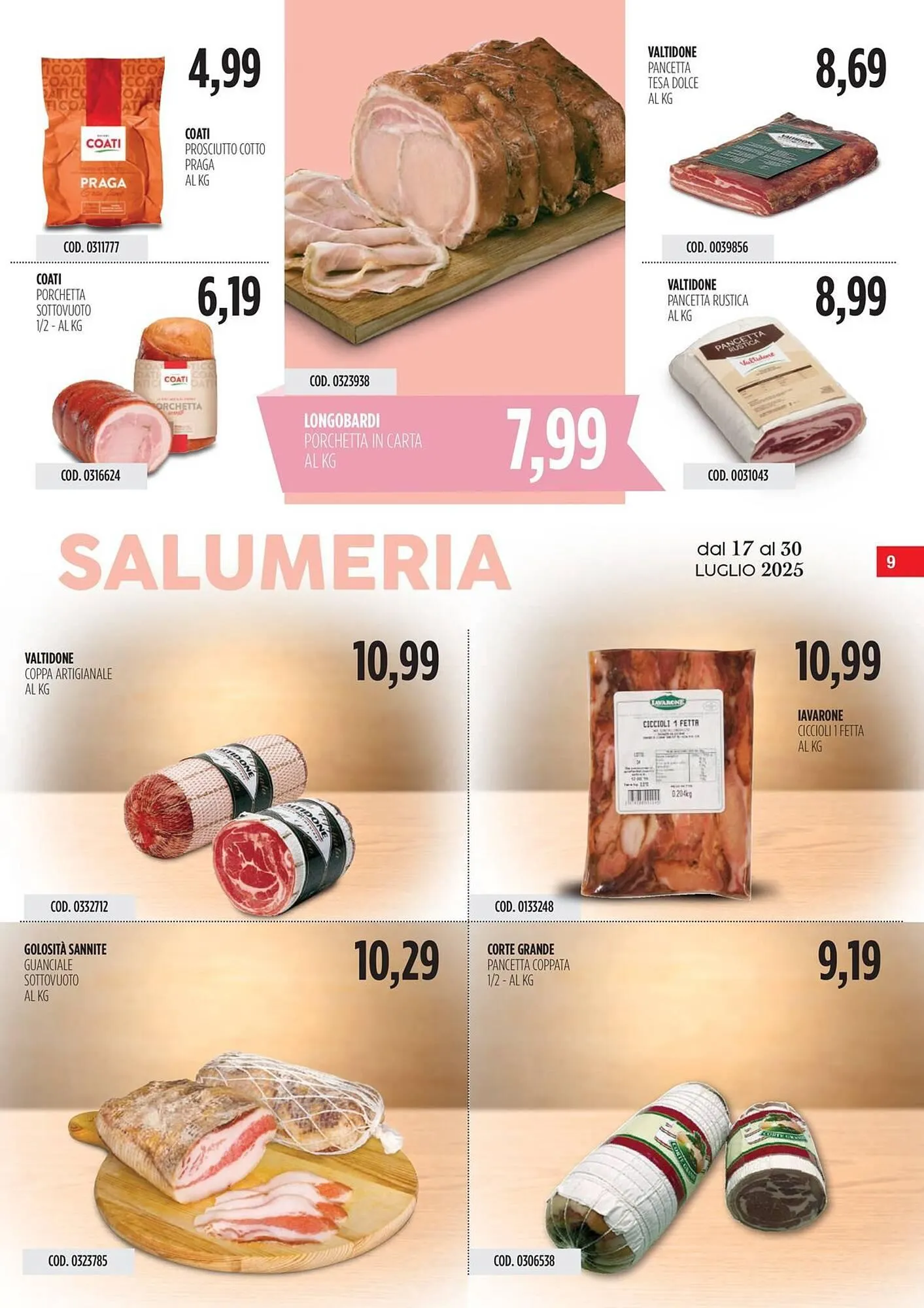 Volantino Carico Cash & Carry da 17 luglio a 30 luglio di 2025 - Pagina del volantino 9