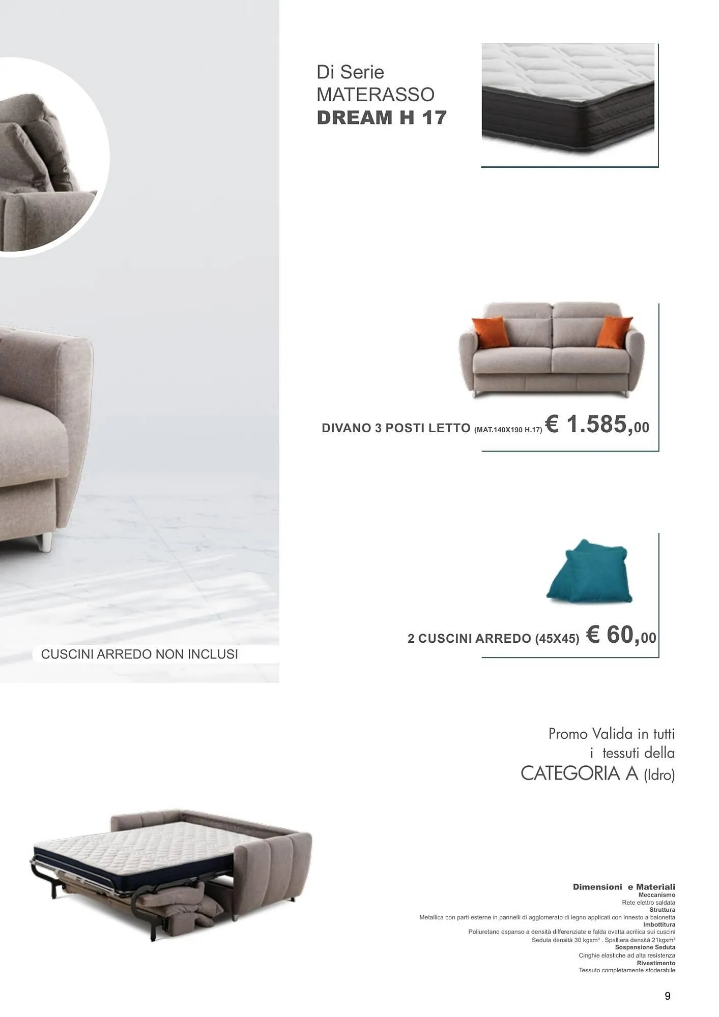 Volantino Outlet Divani da 15 ottobre a 31 dicembre di 2024 - Pagina del volantino 9