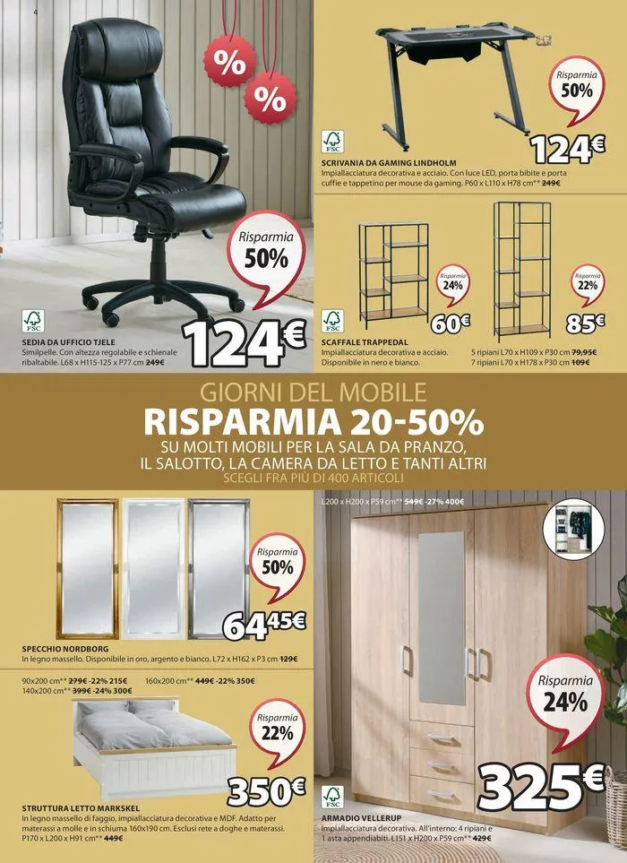 Saldi estivi da 6 luglio a 14 agosto di 2024 - Pagina del volantino 4