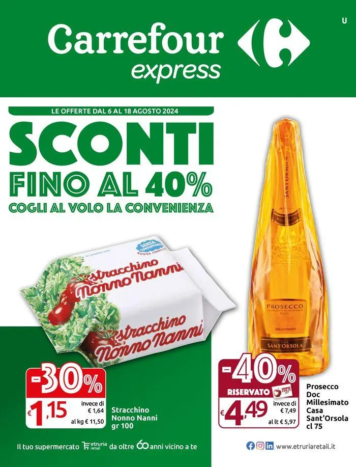 Sconti fino al 40% da 6 agosto a 18 agosto di 2024 - Pagina del volantino 1