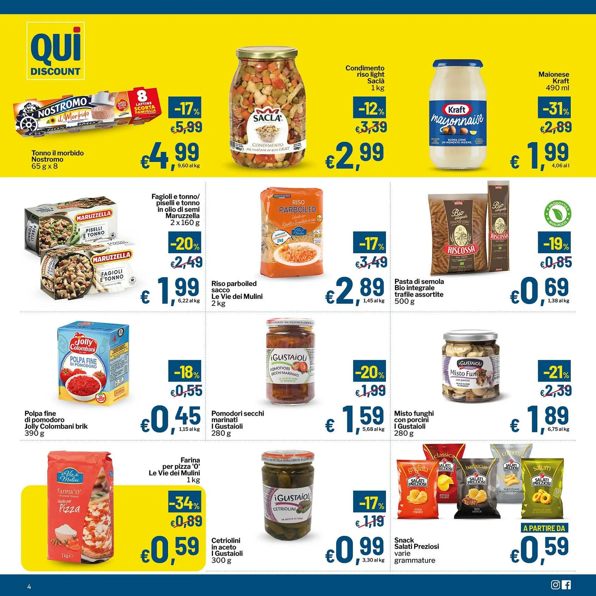 Volantino Qui Discount da 5 maggio a 17 maggio di 2026 - Pagina del volantino 4