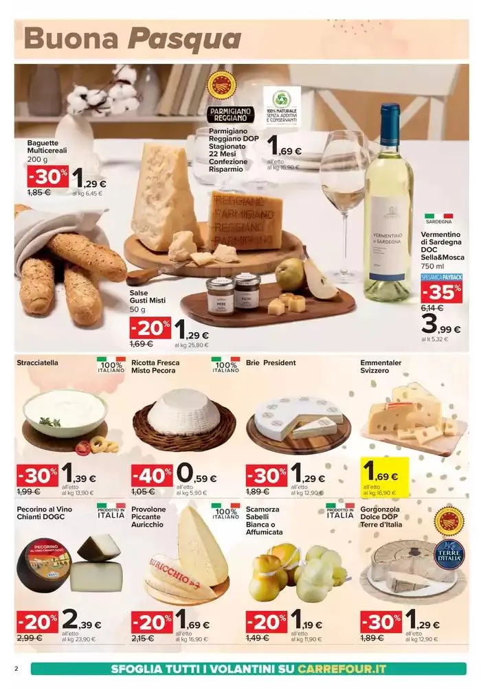 Sconti di pasqua da 3 aprile a 21 aprile di 2025 - Pagina del volantino 2