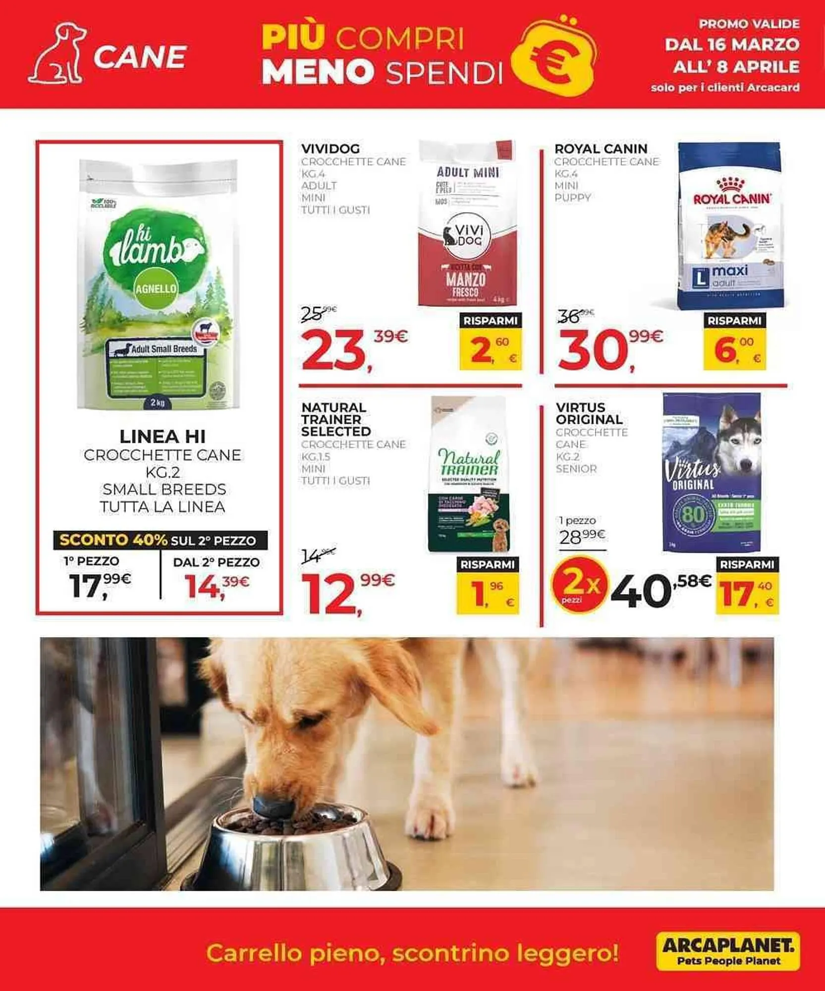 Volantino Arcaplanet da 16 marzo a 8 aprile di 2026 - Pagina del volantino 10