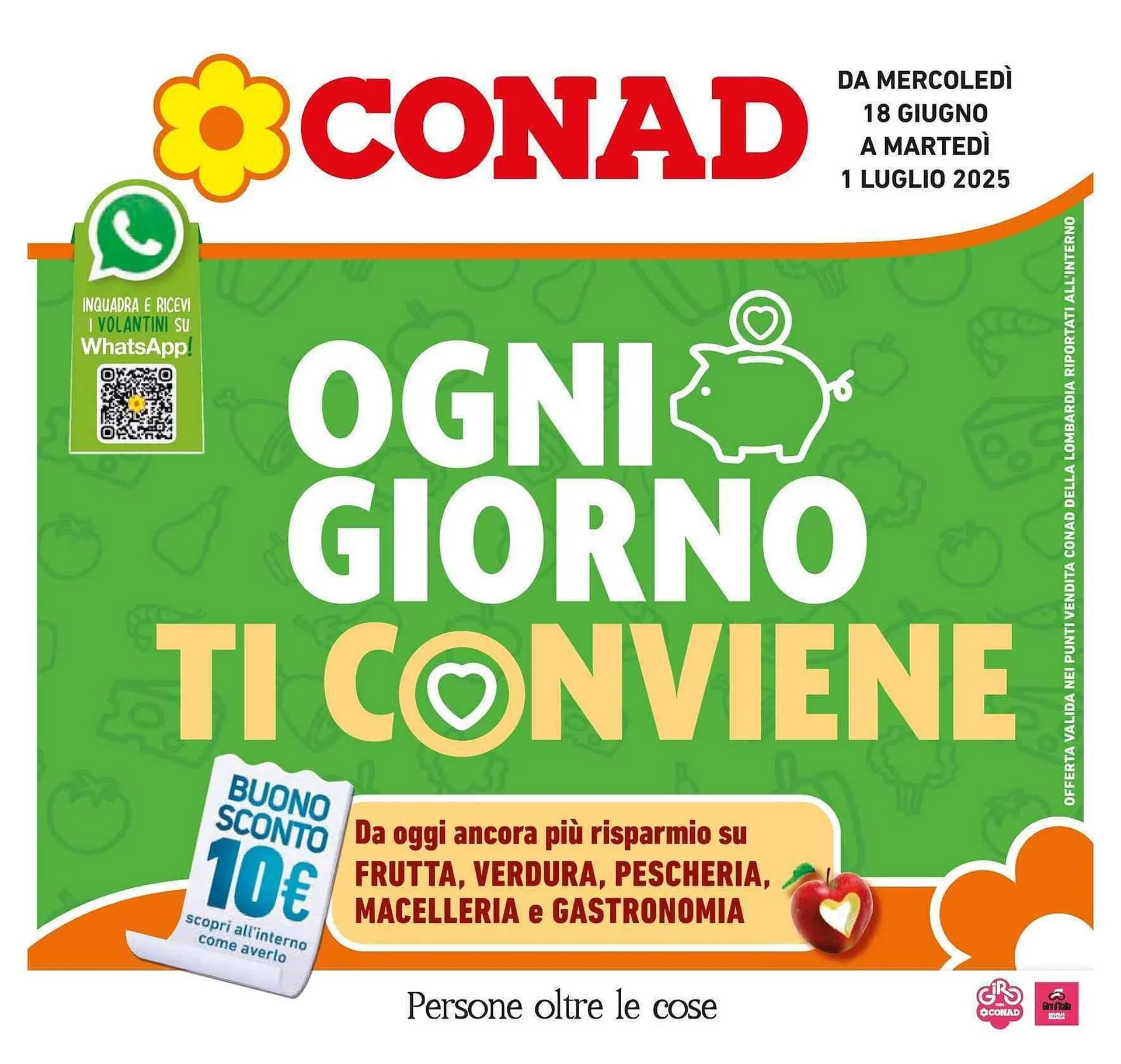 Volantino Conad da 18 giugno a 1 luglio di 2025 - Pagina del volantino 1