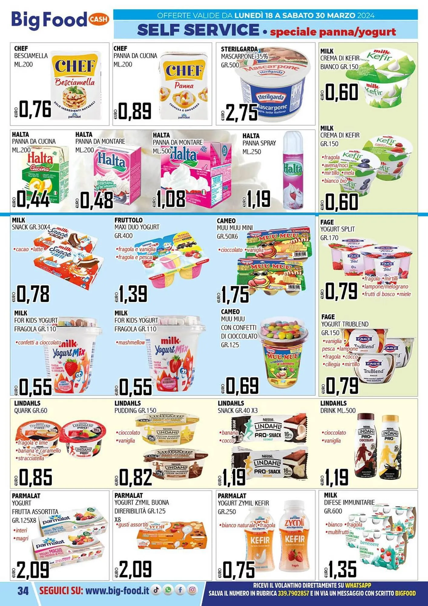 Volantino Big Food da 18 marzo a 30 marzo di 2024 - Pagina del volantino 34