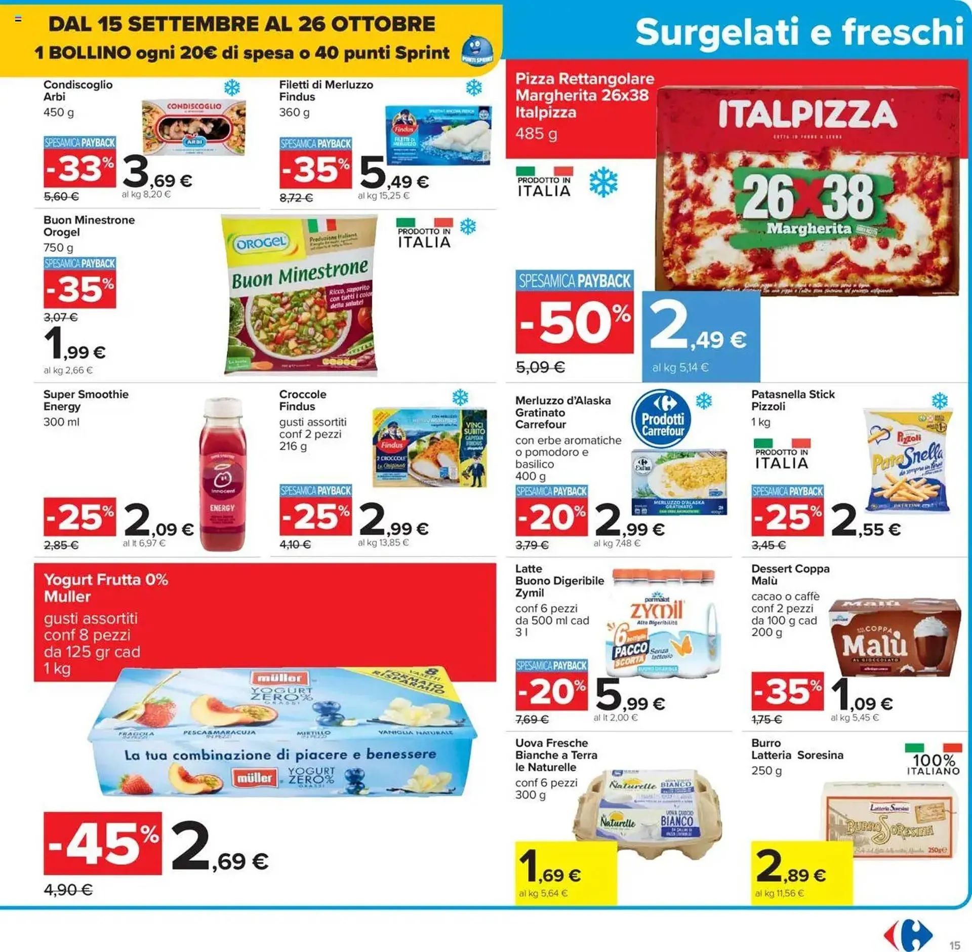 Volantino Carrefour Iper da 26 settembre a 9 ottobre di 2025 - Pagina del volantino 15