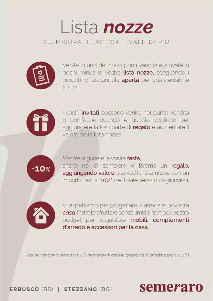 Lista nozze da 7 ottobre a 31 dicembre di 2024 - Pagina del volantino 2