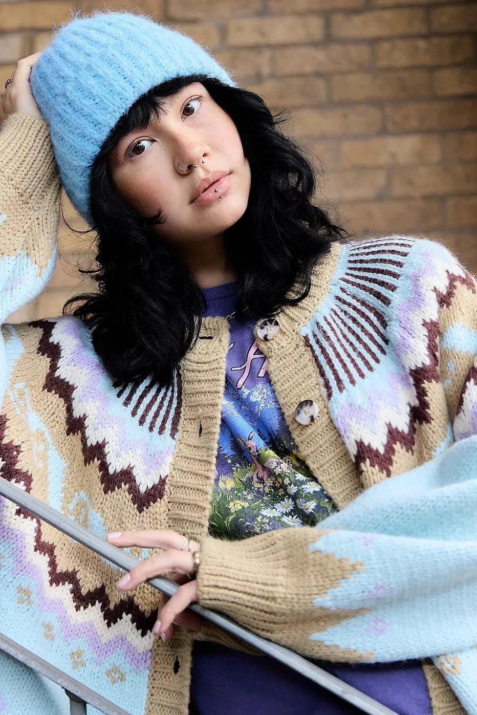 Berretto morbido in maglia UO Rory