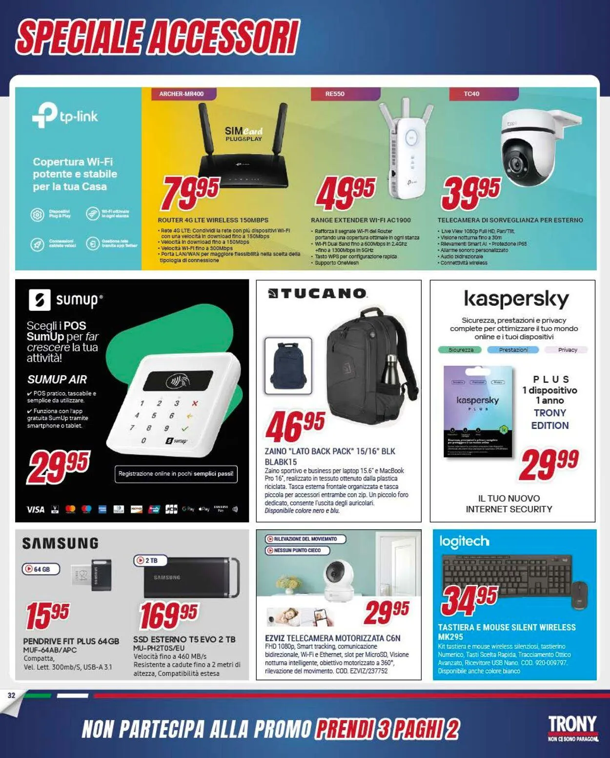 Trony - Palermo Volantino attuale da 2 maggio a 22 maggio di 2024 - Pagina del volantino 32