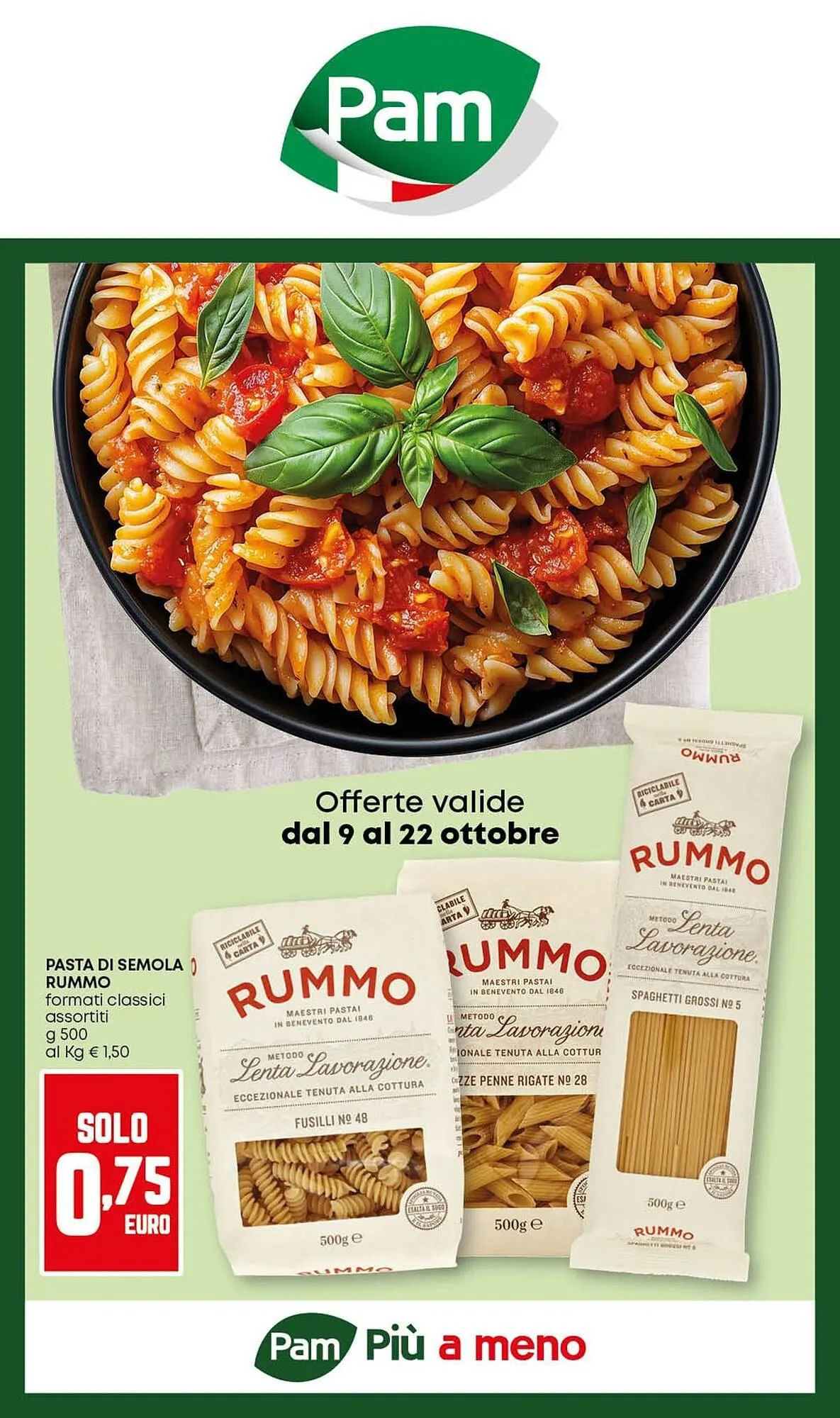 Volantino Pam da 9 ottobre a 23 ottobre di 2025 - Pagina del volantino 1