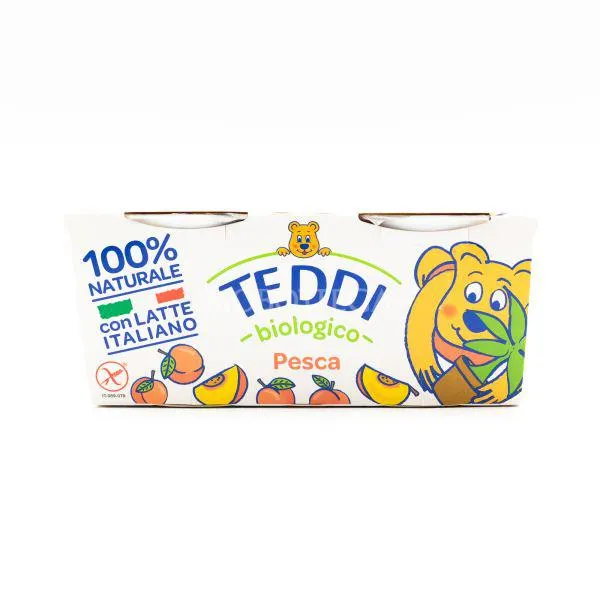 Yogurt alla Pesca Teddi 2x115G