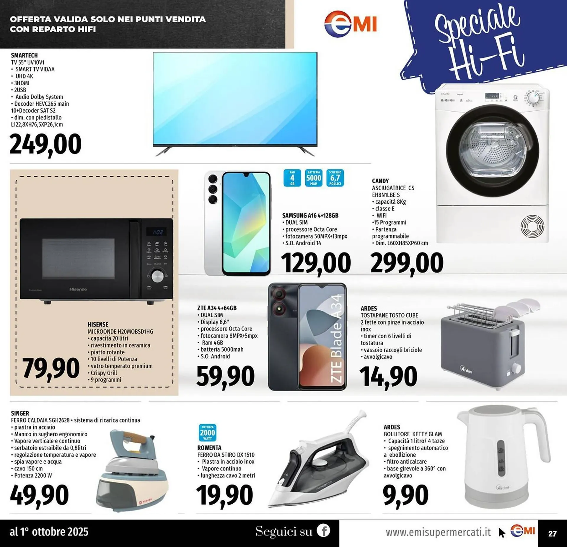 Volantino Emi Supermercati da 18 settembre a 1 ottobre di 2025 - Pagina del volantino 27