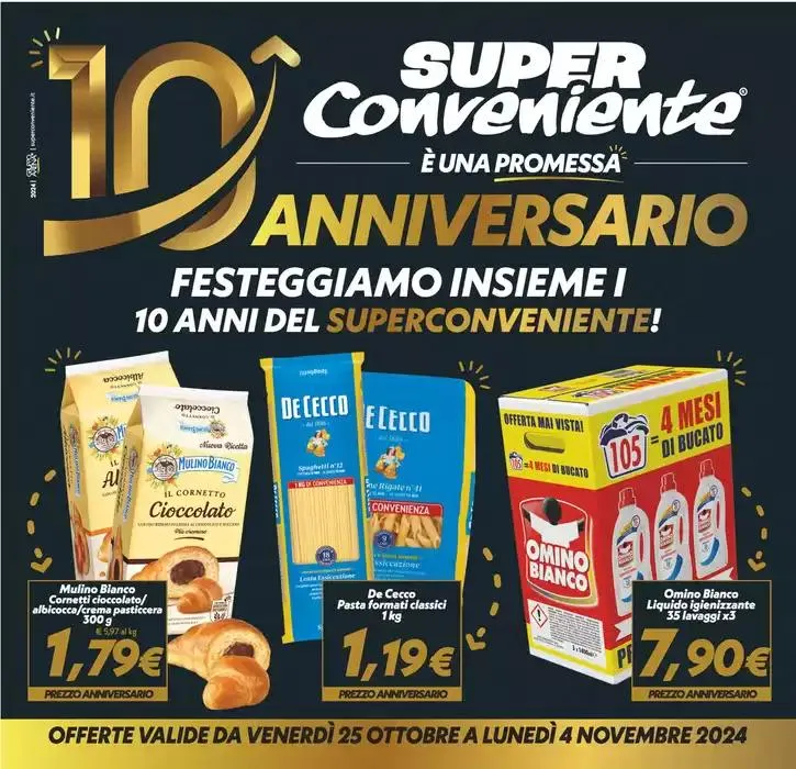 Anniversario festeggiamo insieme da 25 ottobre a 4 novembre di 2024 - Pagina del volantino 1