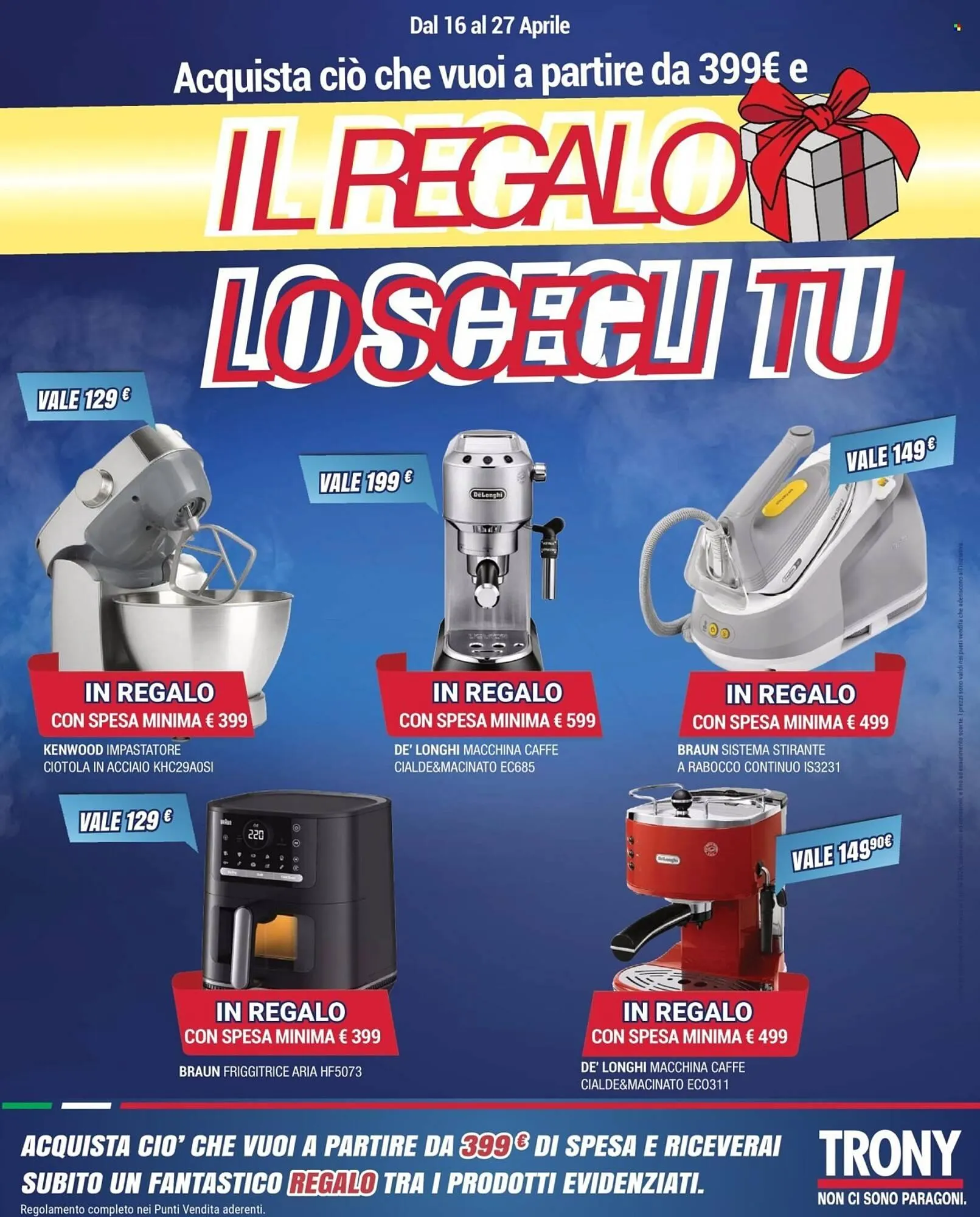 Volantino Trony da 16 aprile a 27 aprile di 2026 - Pagina del volantino 1