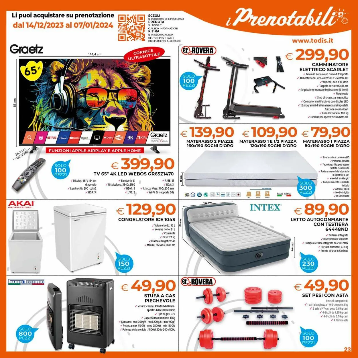 Todis Volantino attuale da 12 dicembre a 26 dicembre di 2023 - Pagina del volantino 23