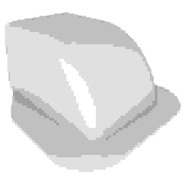 Curva passaggio muro per canale clima 65x50 mm bianco