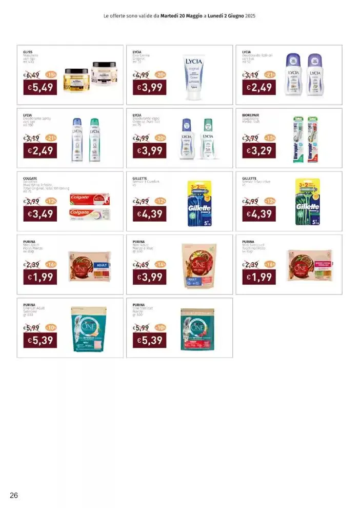 C'e un posto che sa di buono, uno spazio che profuma di bellezza da 20 maggio a 2 giugno di 2025 - Pagina del volantino 26