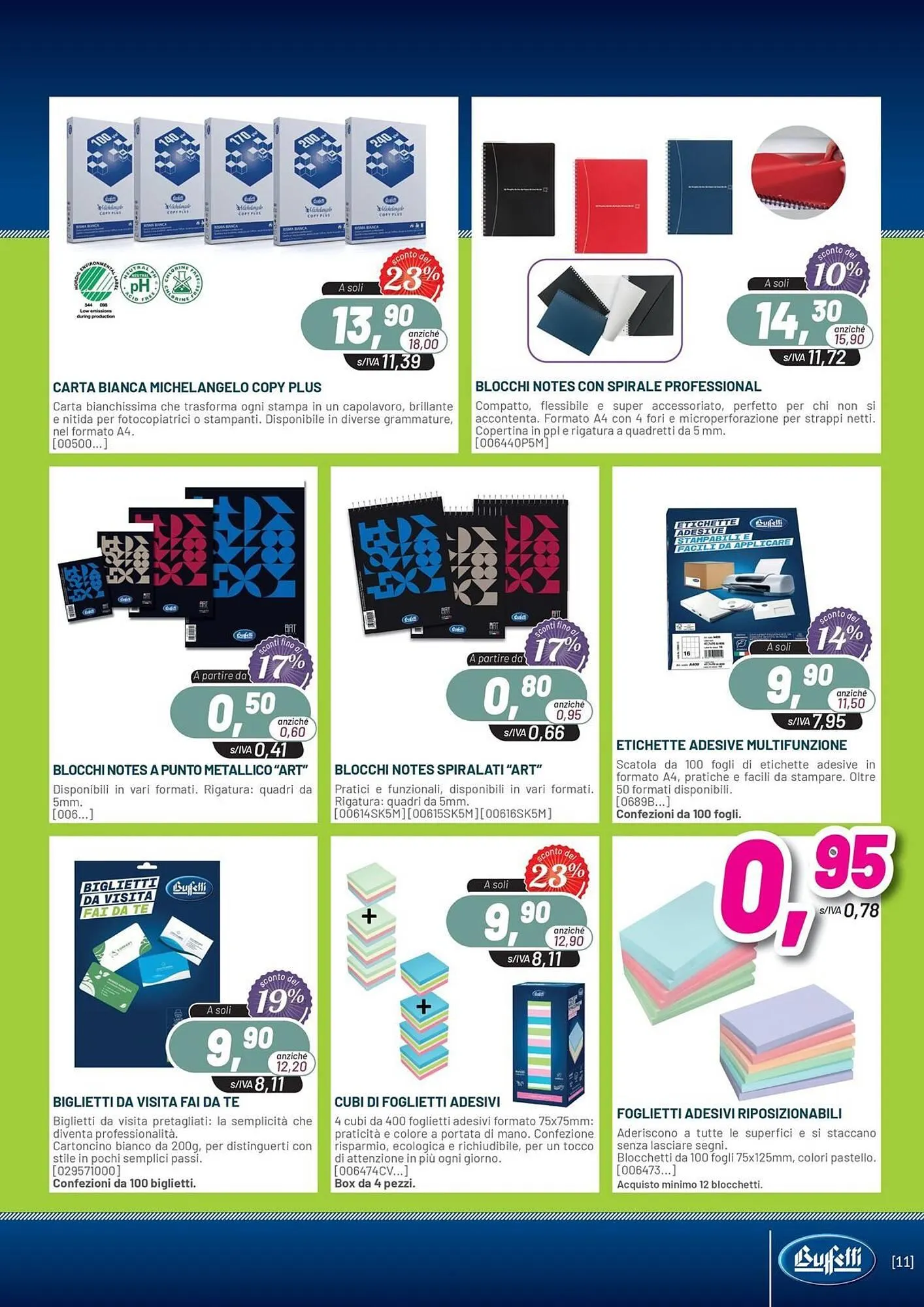 Volantino Buffetti da 2 ottobre a 31 ottobre di 2025 - Pagina del volantino 11