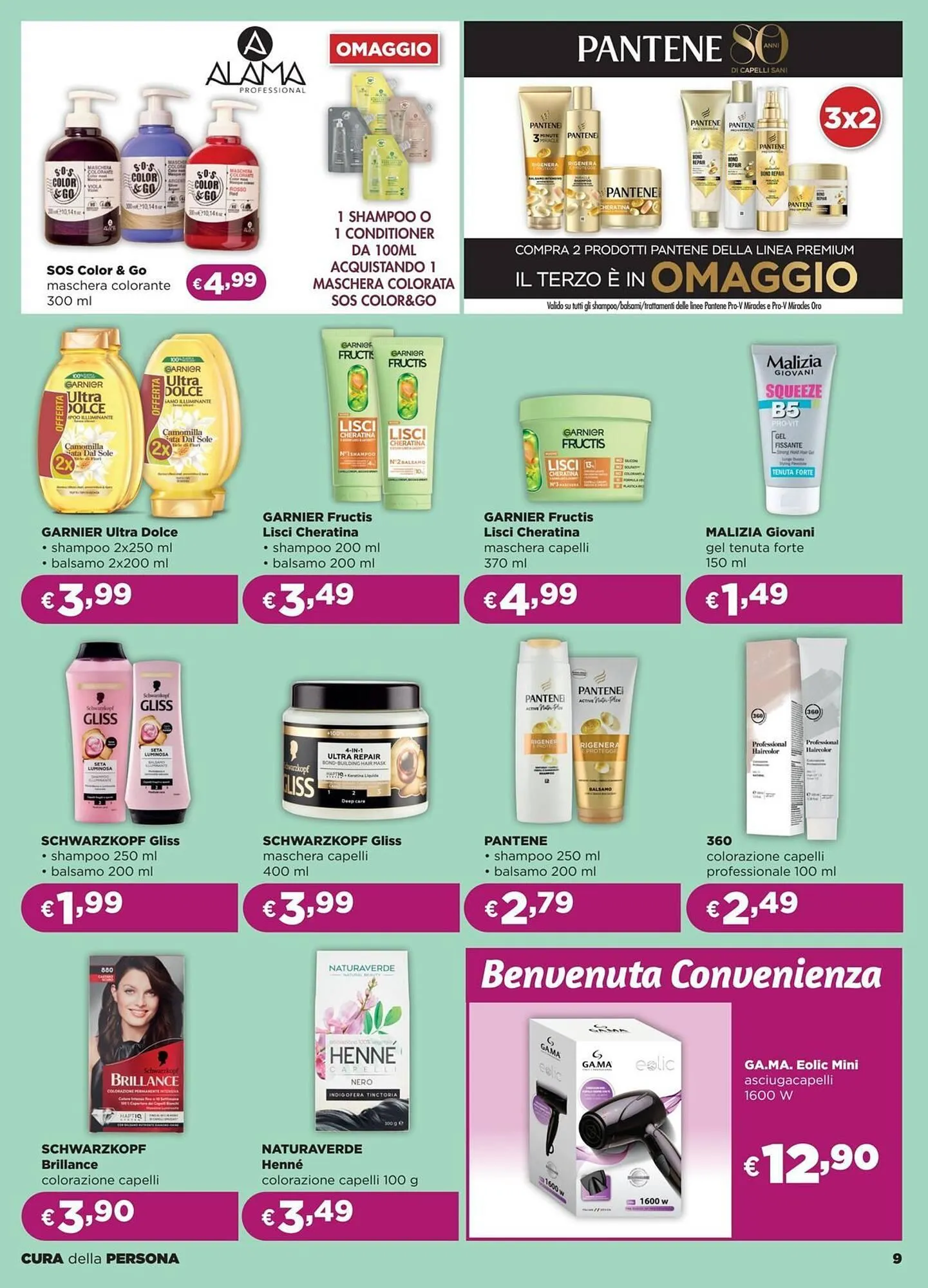 volantino La Saponeria da 4 settembre a 23 settembre di 2025 - Pagina del volantino 9